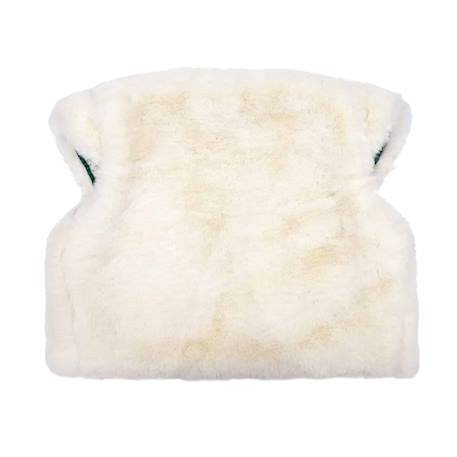 Veste boléro cérémonie   fausse fourrure   peluche Beige 4 - vertbaudet enfant 