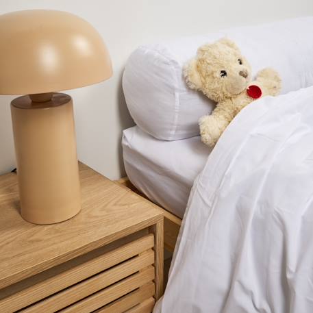 Parure de lit percale de coton unie Blanc+Kaki+Moutarde 5 - vertbaudet enfant 