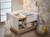 Lit bébé jumeaux évolutif mooréa Blanc & bois 1 - vertbaudet enfant 