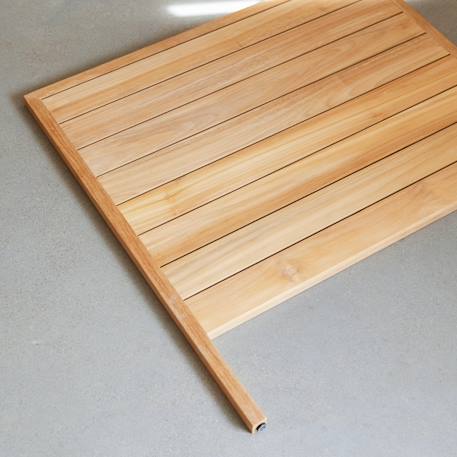 Tête de lit enfant en bois de teck 95 minimalys Marron clair 5 - vertbaudet enfant 