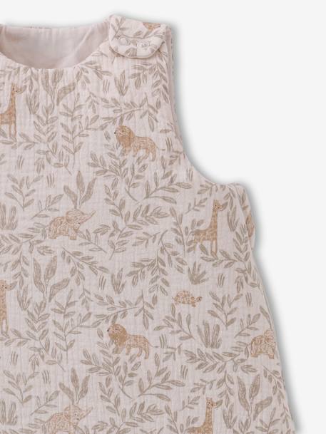 Gigoteuse en gaze de coton personnalisable BABYLON beige imprimé 6 - vertbaudet enfant 