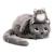 Peluche chat maman et son bébé gris Gris 1 - vertbaudet enfant 