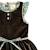 Robe qui tourne hiver  en velours   hepburn Marron beige fleuri 2 - vertbaudet enfant 