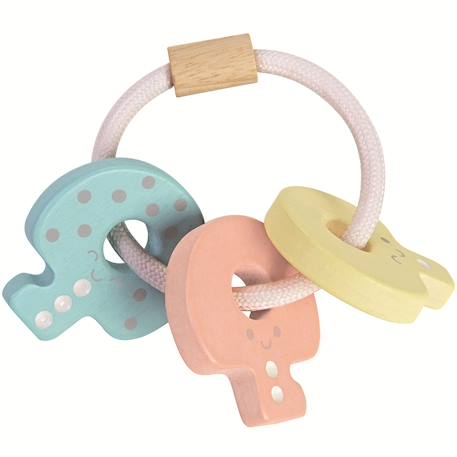 Hochet clés pastel Rose 3 - vertbaudet enfant 