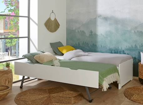 Lit gigogne enfant féroé Ardoise+Blanc+Lin 5 - vertbaudet enfant 