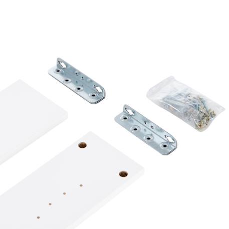 Kit de transformation du lit bébé en lit junior Blanc+Gris 2 - vertbaudet enfant 