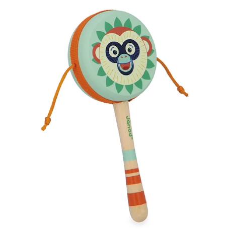 Tambour à mains singe gioia Vert 1 - vertbaudet enfant 