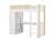 Lit mezzanine avec bureau dune Blanc & bois 3 - vertbaudet enfant 