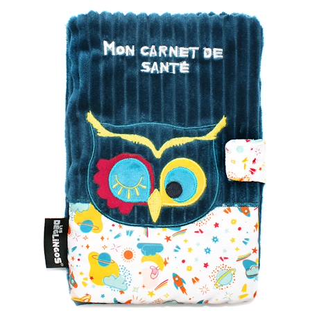 Protège carnet de santé Bleu+Jaune+Rose 1 - vertbaudet enfant 