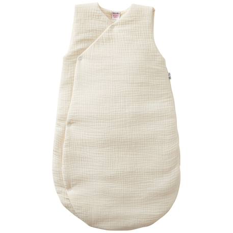 Gigoteuse chaude double gaze mousse de lait tog 3,3 (70 cm) Crème 1 - vertbaudet enfant 