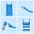Toboggan enfant pliable usage intérieur extérieur dim. 120l x 50l x 56h cm hdpe Bleu 4 - vertbaudet enfant 