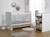 Lit bébé évolutif avec table à langer calisson Blanc & bois 3 - vertbaudet enfant 