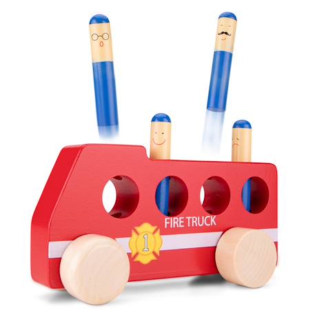 Pop-up camion de pompiers Rouge 1 - vertbaudet enfant 