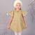Robe fleurie   manches papillon   butterfly Vert kaki fleuri 4 - vertbaudet enfant 