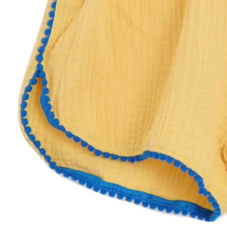 Tunique plage   avec short assorti  love Jaune bleu roi 6 - vertbaudet enfant 