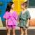 Tunique plage    avec short assorti  love Kaki rose fuchsia 6 - vertbaudet enfant 
