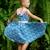 Robe  qui tourne liberty  et   hepburn Bleu rouge 6 - vertbaudet enfant 