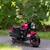 Moto électrique enfant 6 v 3 km/h effet lumineux roulettes amovibles repose-pied pédale métal pp rose noir Blanc+Bleu+Rose+Rouge 11 - vertbaudet enfant 