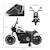 Moto électrique enfant 6 v 3 km/h effet lumineux roulettes amovibles repose-pied pédale métal pp rose noir Blanc+Bleu+Rose+Rouge 3 - vertbaudet enfant 