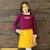 Tee-shirt manches longues   jersey   paris  camille Bordeaux prune 5 - vertbaudet enfant 