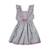 Robe cérémonie bohème  en lin  taupe  lili Gris taupe fuchsia 4 - vertbaudet enfant 