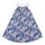 Robe  fleurie liberty  avec col froufrous   manon Bleu lilas 4 - vertbaudet enfant 