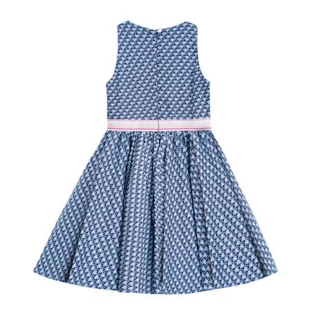 Robe qui tourne    & argentés  hepburn Bleu foncé 5 - vertbaudet enfant 
