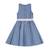 Robe qui tourne    & argentés  hepburn Bleu foncé 5 - vertbaudet enfant 