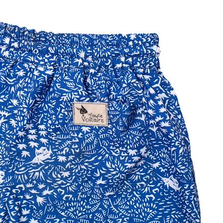 Short de bain  coton   et   swimboy Bleu roi blanc 4 - vertbaudet enfant 
