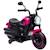 Moto électrique enfant 6 v 3 km/h effet lumineux roulettes amovibles repose-pied pédale métal pp rose noir Blanc+Bleu+Rose+Rouge 10 - vertbaudet enfant 