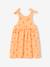 Robe à bretelles imprimée bébé abricot+vanille 2 - vertbaudet enfant 
