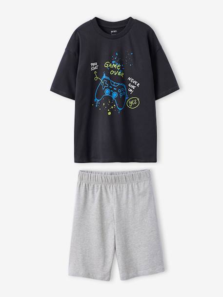 Lot de 2 pyjashorts garçon Gamer anthracite 6 - vertbaudet enfant 