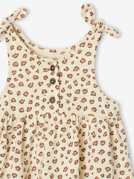 Robe à bretelles imprimée bébé abricot+vanille 7 - vertbaudet enfant 
