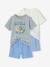Lot de 2 pyjashorts garçon Gamer blanc 1 - vertbaudet enfant 