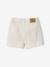 Short en jean effet usé fille bleu moyen+vanille 5 - vertbaudet enfant 
