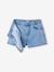 Jupe short en jean asymétrique fille bleu clair 5 - vertbaudet enfant 