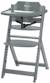 Chaise haute bébé en bois avec tablette timba Warm gray+White 1 - vertbaudet enfant 