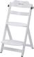 Chaise haute bébé en bois avec tablette timba Warm gray+White 5 - vertbaudet enfant 