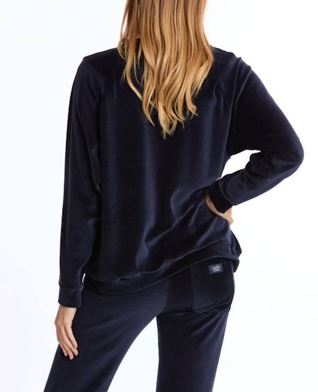 Sweat de grossesse et d'allaitement enzo Beige+Marine 11 - vertbaudet enfant 