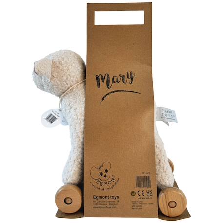 Mary l'agneau à tirer Beige 3 - vertbaudet enfant 