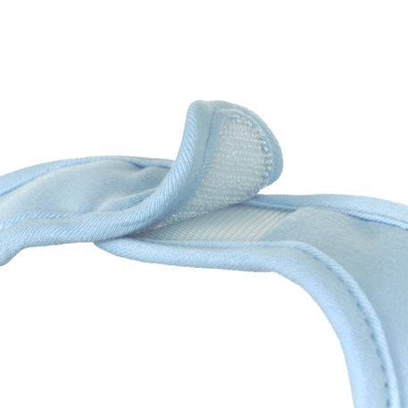Lot de 5 bavoirs en éponge imperméable Bleu+Jaune/bleu+Rose 4 - vertbaudet enfant 