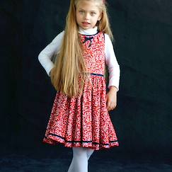 -Robe qui tourne   fleurie   hepburn