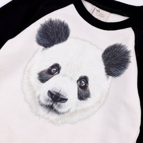 Sweat   et   panda Beige noir 4 - vertbaudet enfant 