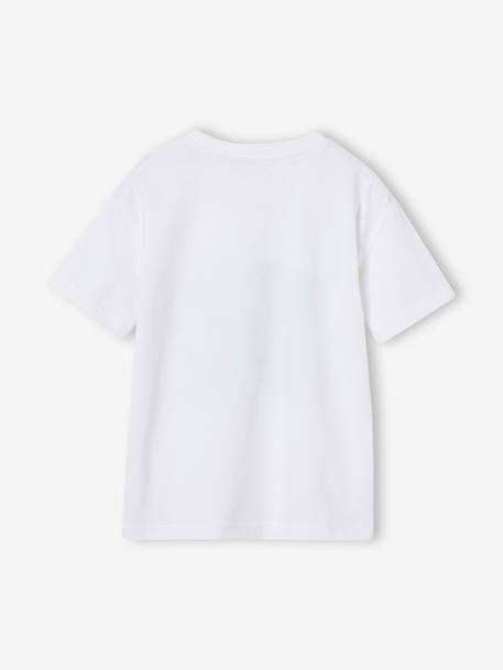 T-Shirt photoprint garçon blanc 3 - vertbaudet enfant 