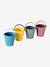 Lot de 4 seaux de bain colorés en silicone multicolore 2 - vertbaudet enfant 