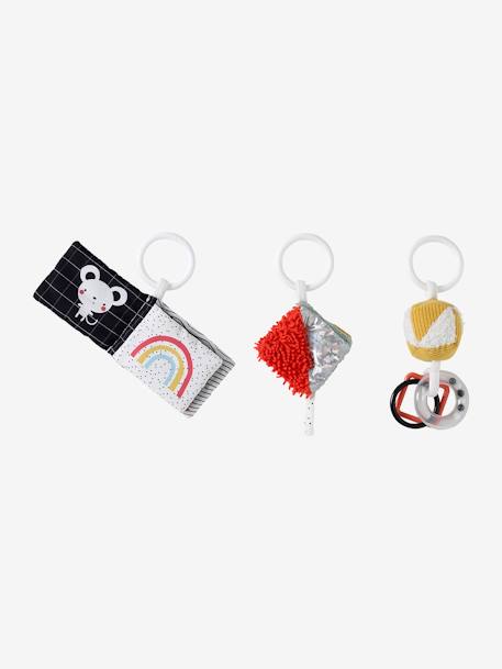 Spirale d'activités en tissu ÉVEIL & SENSORIEL multicolore 4 - vertbaudet enfant 