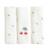 Lot de 3 langes gaze de coton bio Cerises 1 - vertbaudet enfant 