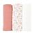 Lot de 3 langes gaze de coton bio Fleurs roses 1 - vertbaudet enfant 