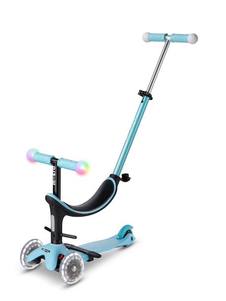 Trottinette évolutive mini micro 3en1 révolution magic Bleu océan+Rouge 3 - vertbaudet enfant 