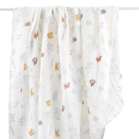 Maxi lange gaze de coton bio Forêt 4 - vertbaudet enfant 